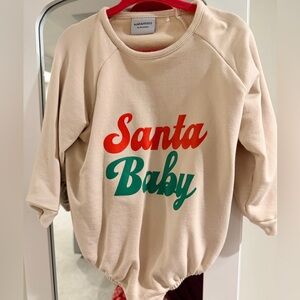 Santa Baby Kids bubble romper Sweatshirt